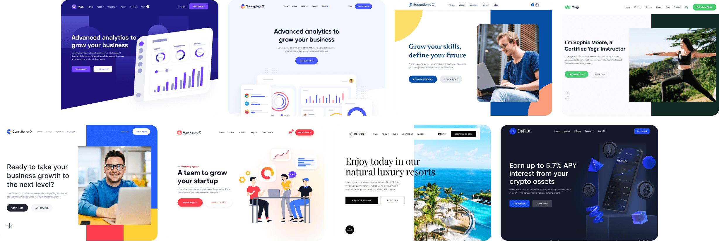 Techflow X - Brix Templates Multi Layout Saas Webflow Template